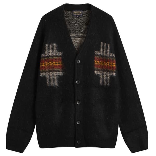 

Кардиган с лохматой шерстью Pendleton, черный