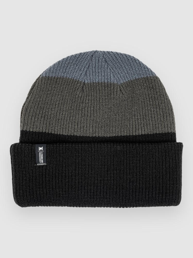 

Шапка L1 Brach Blocked Beanie, blk/carb/bluest.