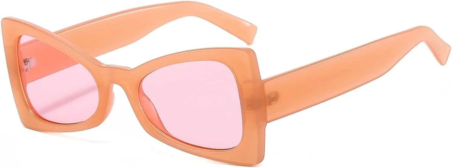 

Солнцезащитные очки XINXIN в форме треугольного кошачьего глаза для мужчин и женщин, декоративные очки для отдыха на природе (Цвет: F, Размер: Средний), F