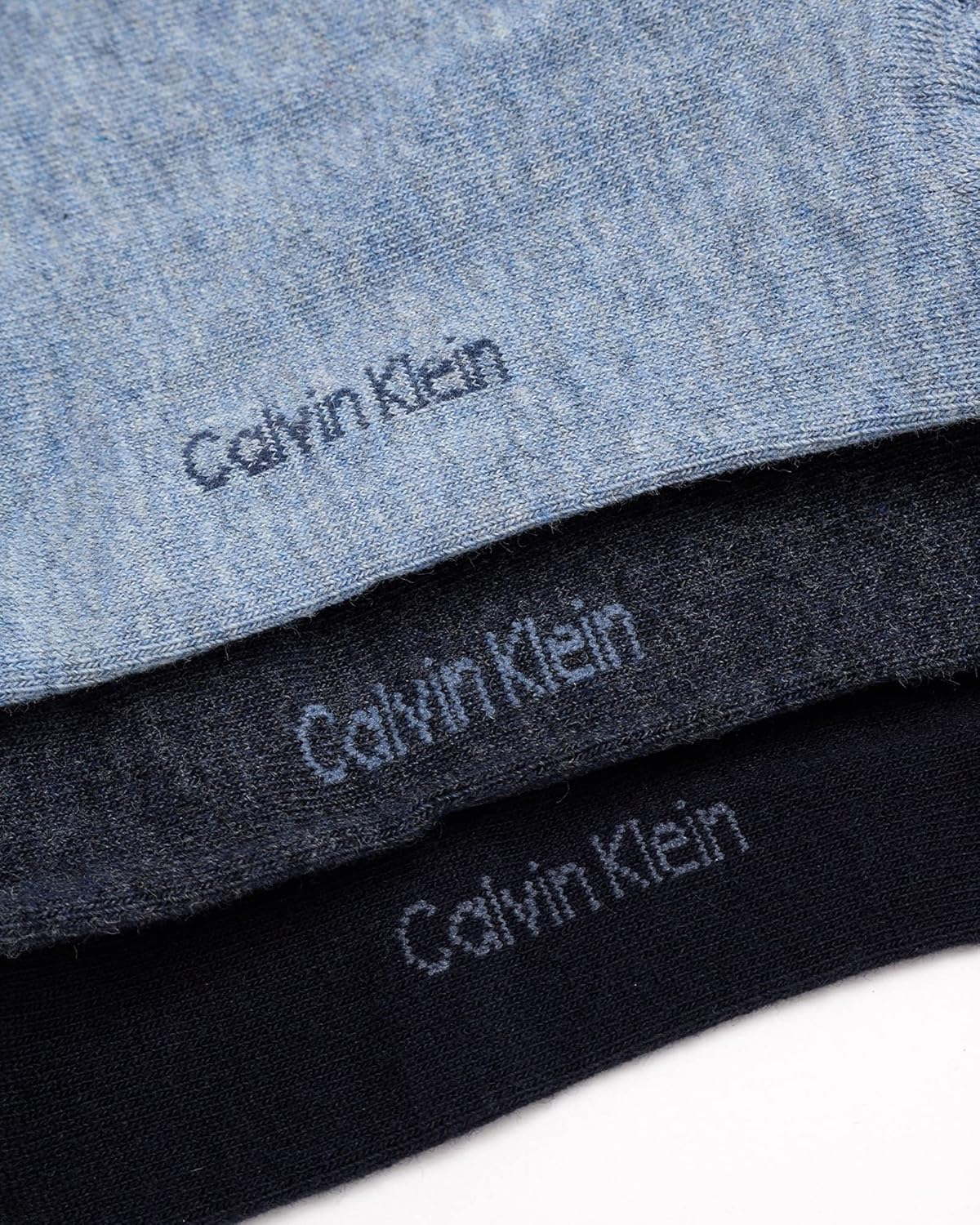 Женские носки Calvin Klein Crew Socks - 6 пар мягких хлопковых носков с отворотами на манжете, мини/средней длины, для женщин (размер обуви: 4-10), Assorted — фото 3