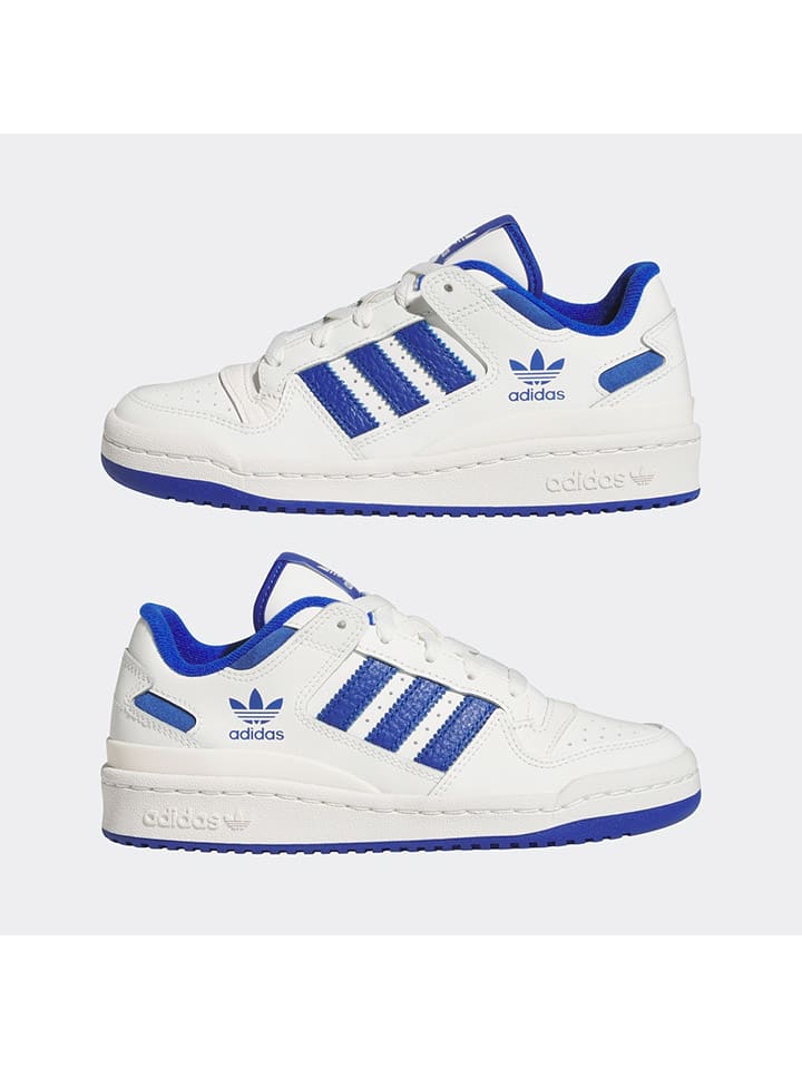 

Низкие кроссовки Adidas, белый/синий