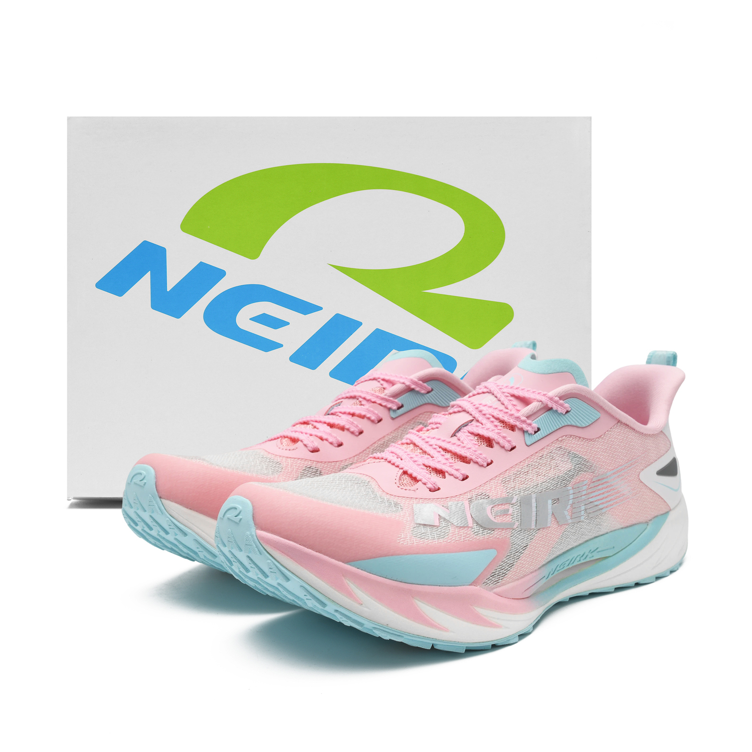 

Низкие кроссовки unisex для бега с полноразмерной карбоновой пластиной из настоящего углеродного волокна supercritical NEIERKE, розовый