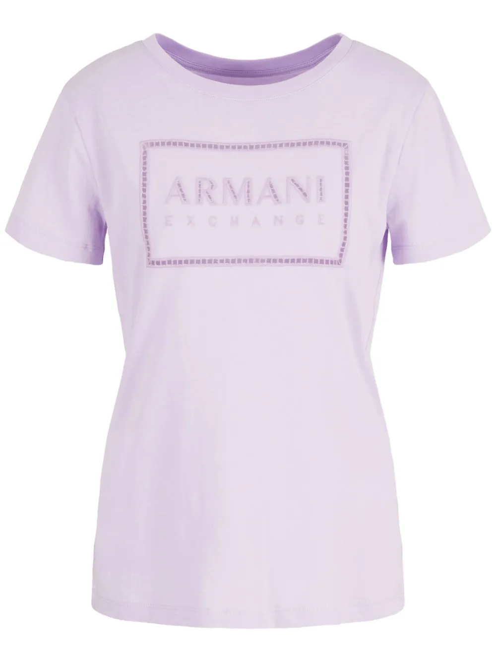 

Футболка с логотипом Armani Exchange, фиолетовый
