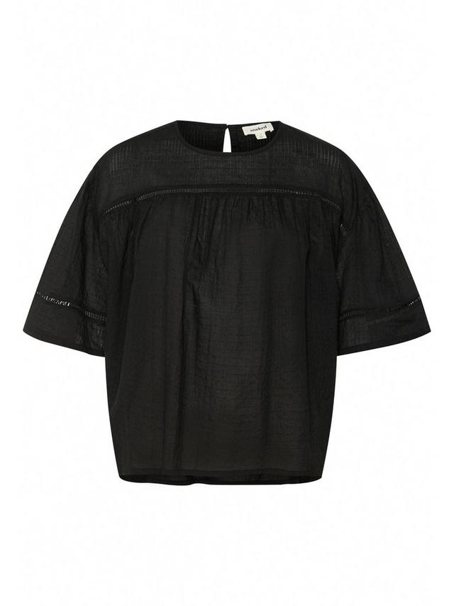 

Топ Amona с фактурной отделкой Soaked In Luxury, Black