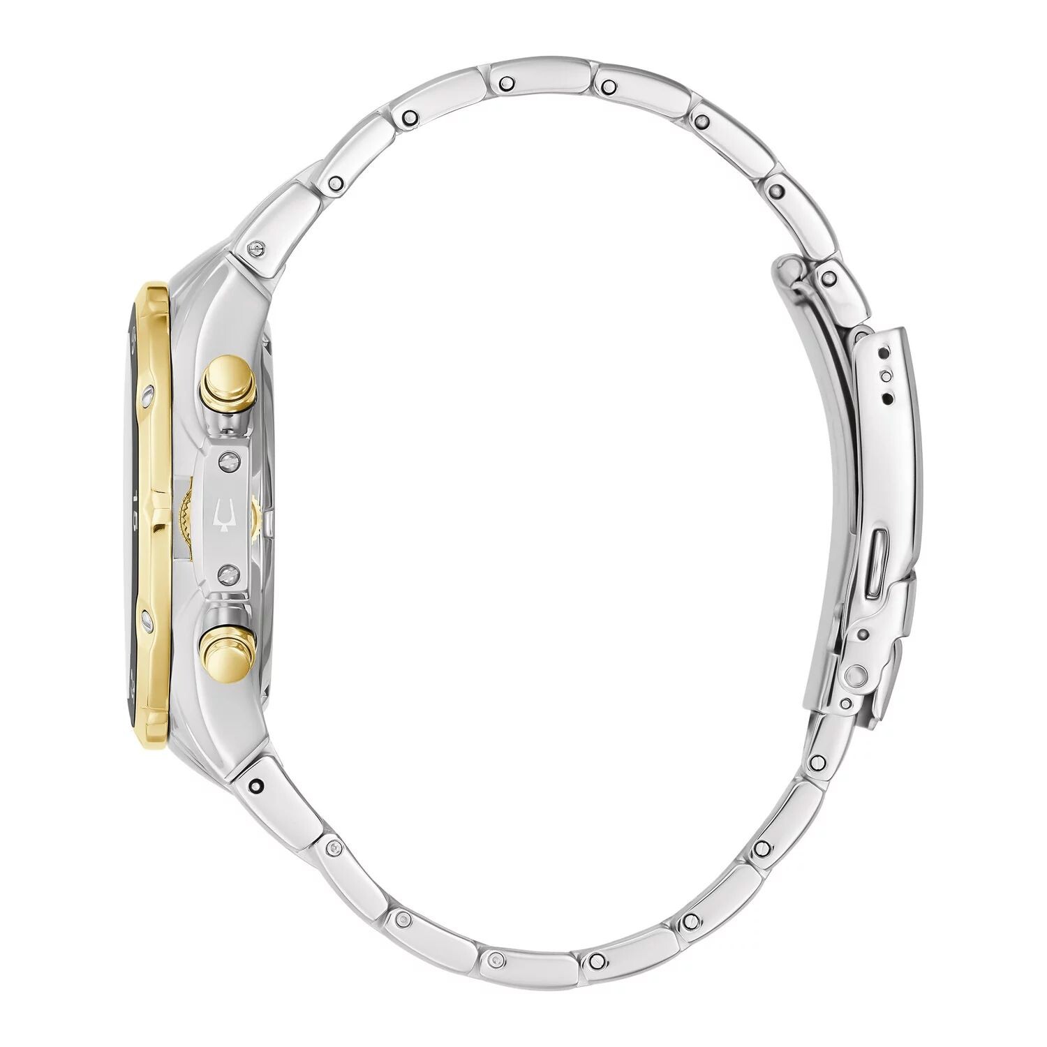 

Мужские двухцветные часы-хронограф из нержавеющей стали — 98B376 Bulova