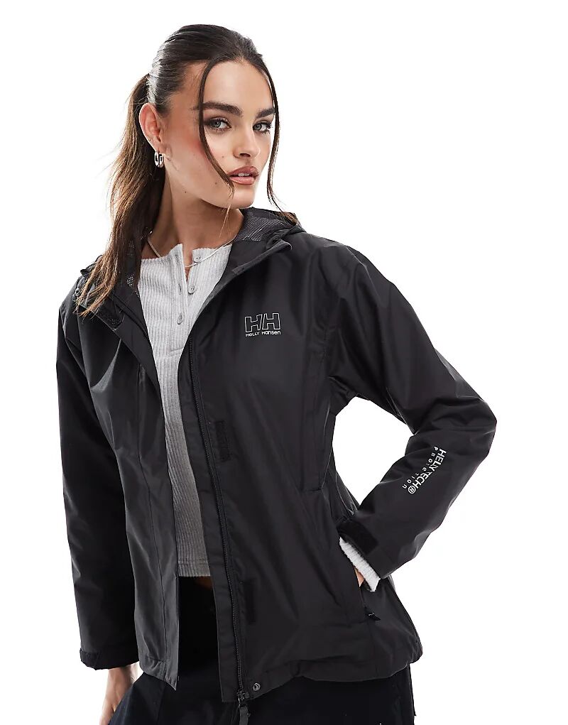 

Куртка-дождевик Seven j черного цвета Helly Hansen