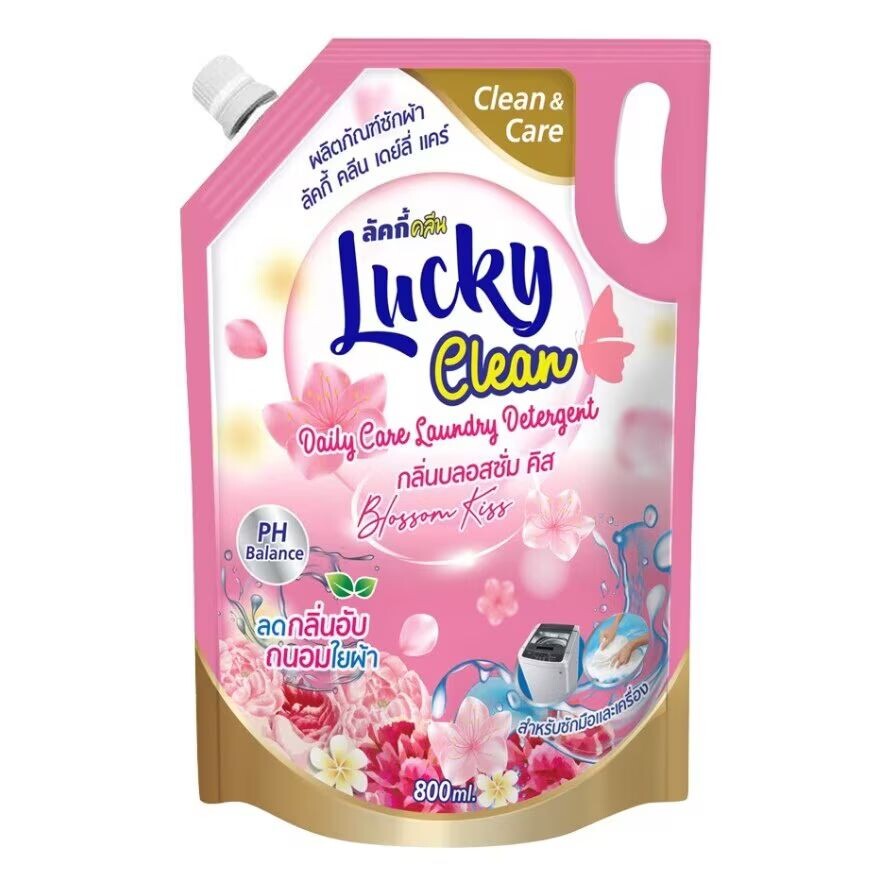 

Lucky Чистый стиральный порошок Blossom Kiss 800мл, Pink
