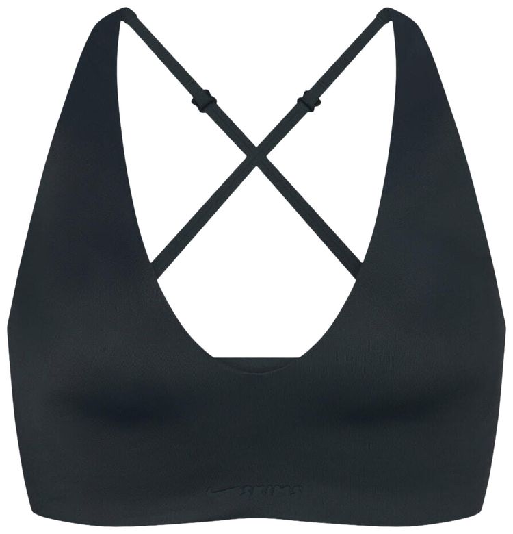 

Бюстгальтер NikeSKIMS Shine с V-образным вырезом, синий