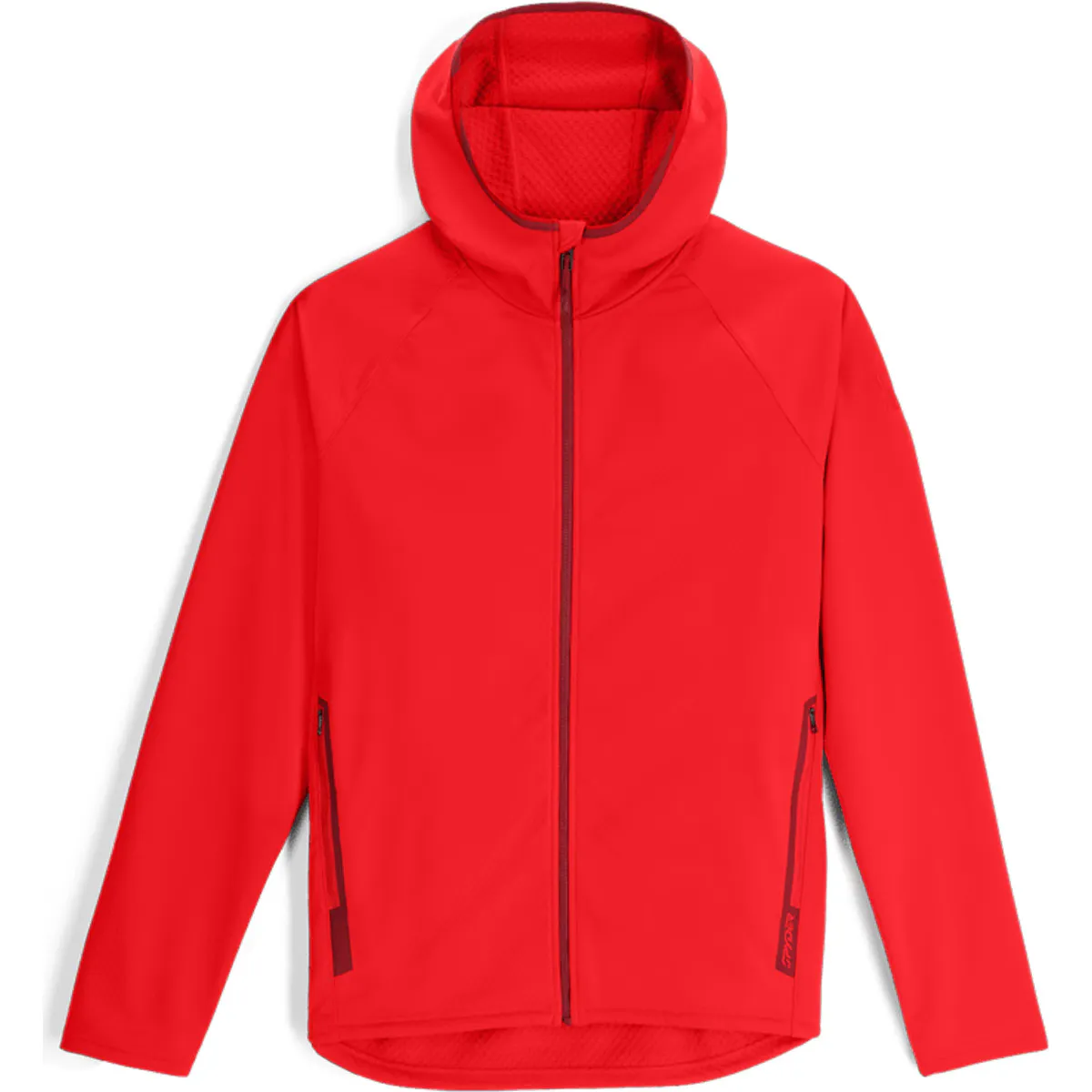 

Толстовка мужская Gridweb Shellfleece Spyder, красный