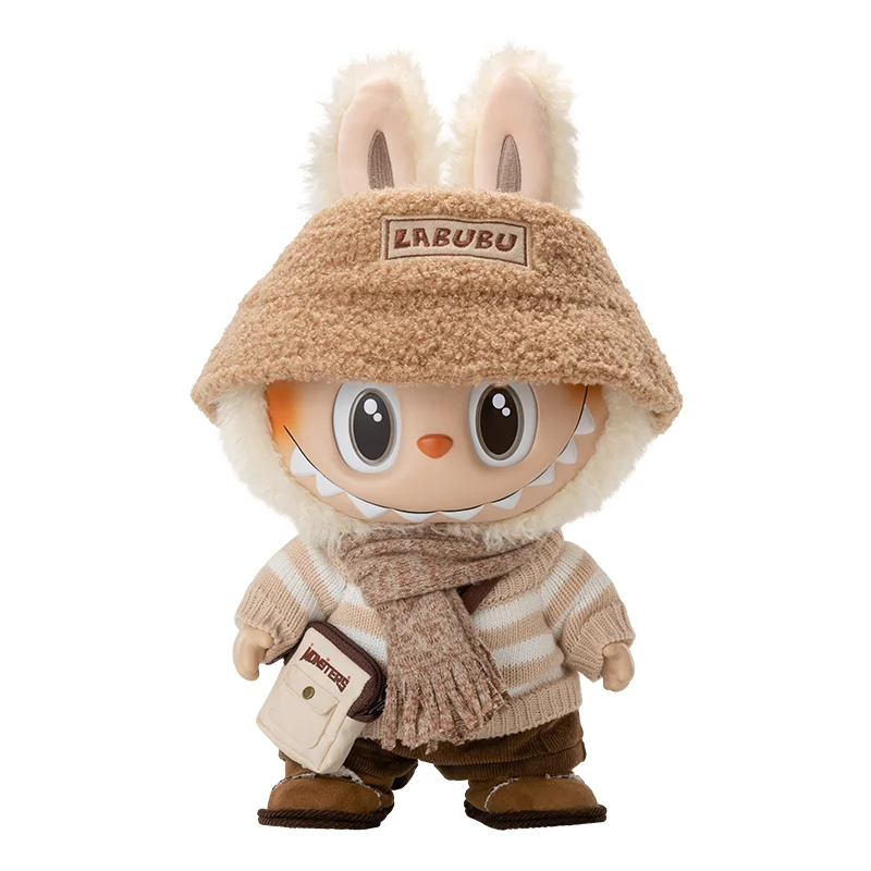 

Фигурка Pop Mart Labubu The Monsters Dress Be Latte Labubu Vinyl 3 Dolls Plush Doll, 38 см
