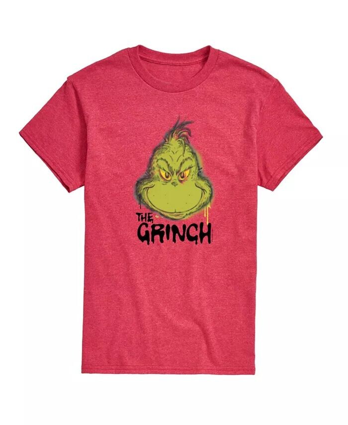 

Мужская футболка с коротким рукавом The Grinch Face AIRWAVES, красный
