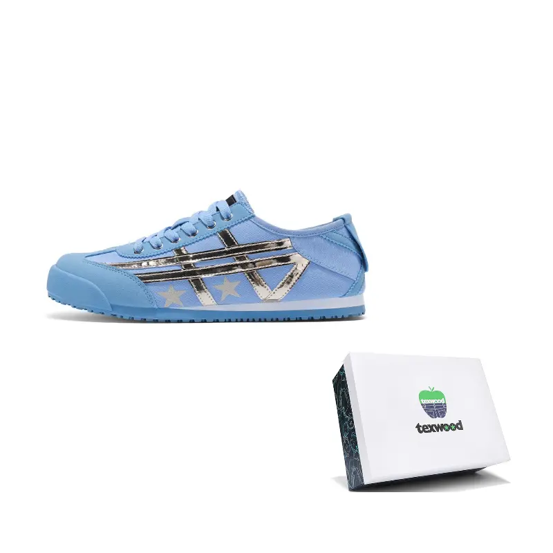 

TEXWOOD Низкие повседневные кроссовки унисекс небесно-голубые, цвет Sky Blue