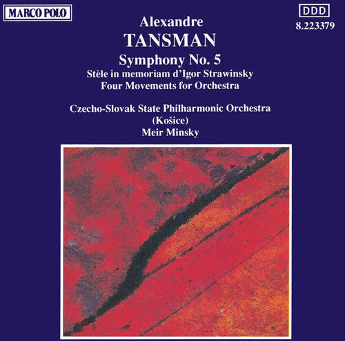 

CD диск Tansman / Minsky / Cssr Po: Sym 5/Four Movt for Orch/Stele