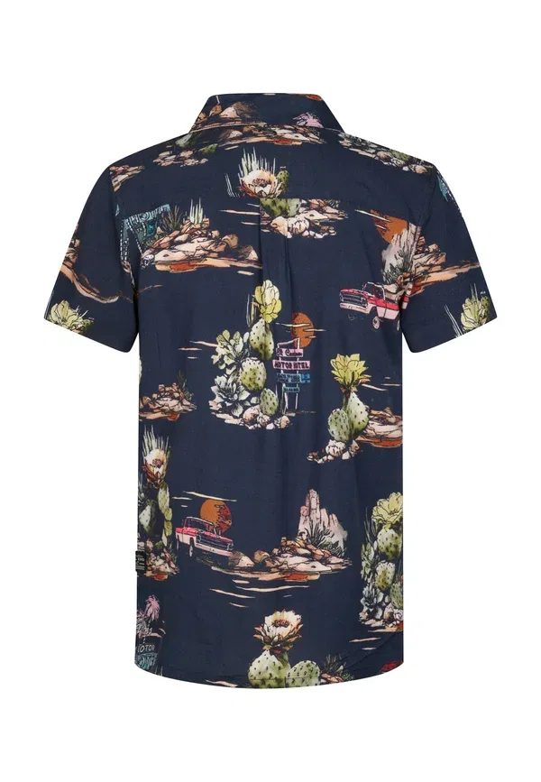 Рубашка Botanical Shirt Motel Shirt Petrol Industries, темно-синий — фото 2