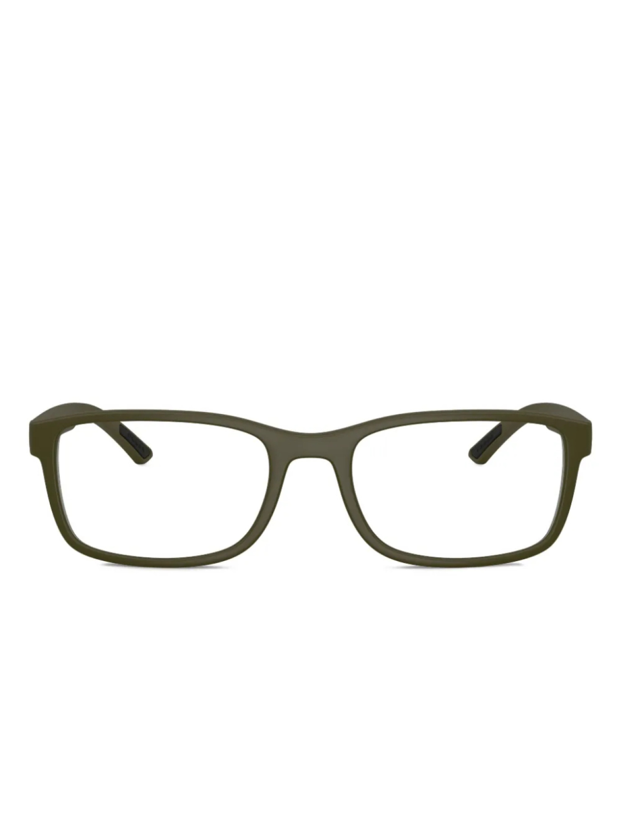 

Prada Linea Rossa rectangle-frame очки, зеленый