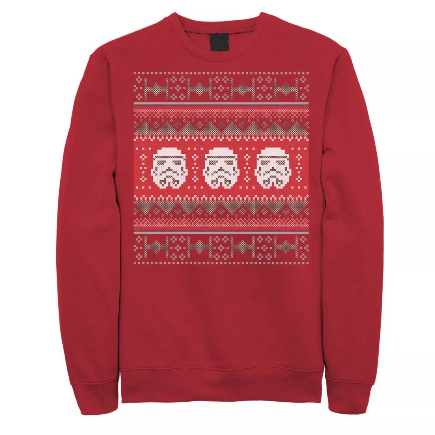 

Мужская уродливая рождественская толстовка Trooper Tie Fighter Star Wars, красный