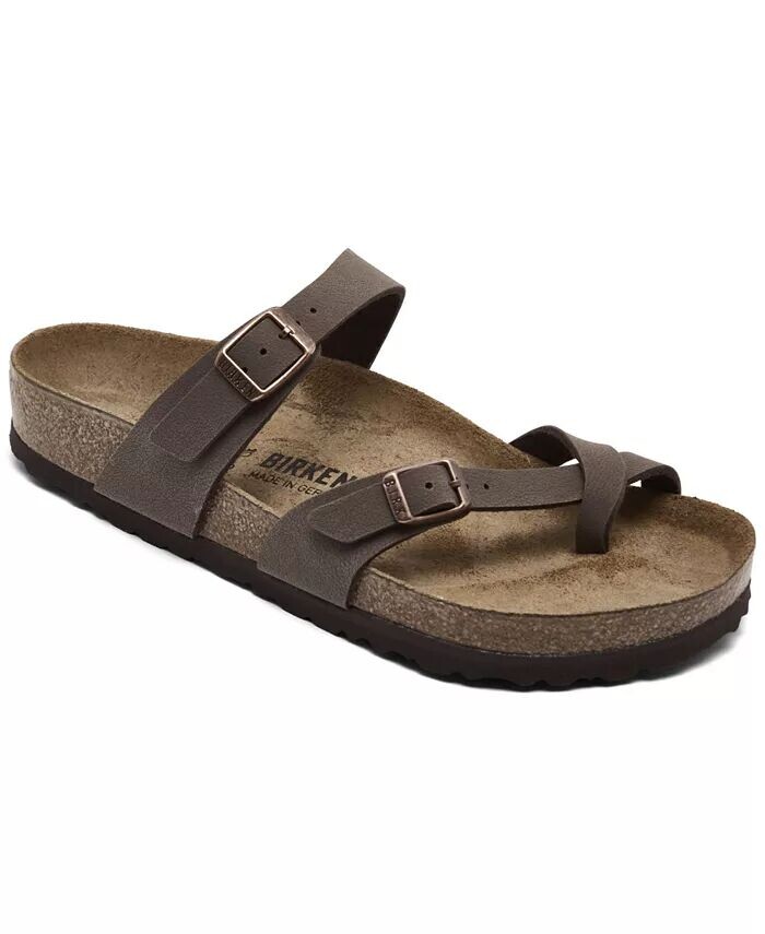 Женские повседневные сандалии Mayari Birko-Flor от Finish Line Birkenstock, коричневый