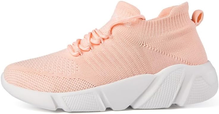 

Мужские легкие дышащие модные кроссовки с противоскользящей подошвой - удобная обувь для ходьбы и бега Hhhchpm, розовый