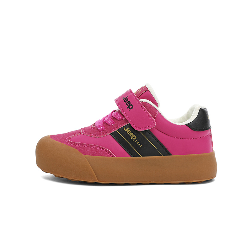 

Абразионно-устойчивые легкие амортизирующие нескользящие низкие детские скейтбордистские кроссовки для детей Jeep, черный plum красный