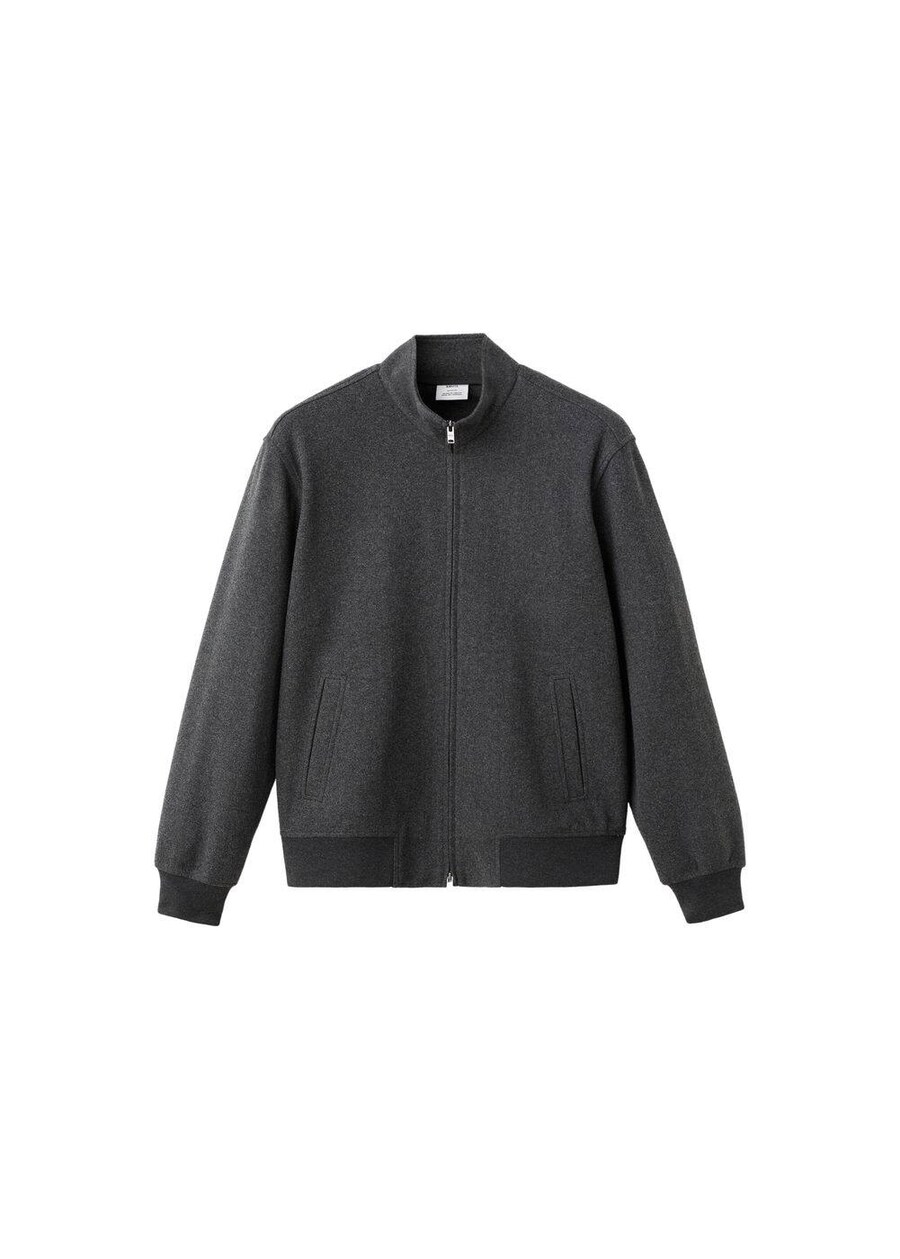 

Худи с капюшоном на молнии MANGO MAN Alludiaz, Dark grey