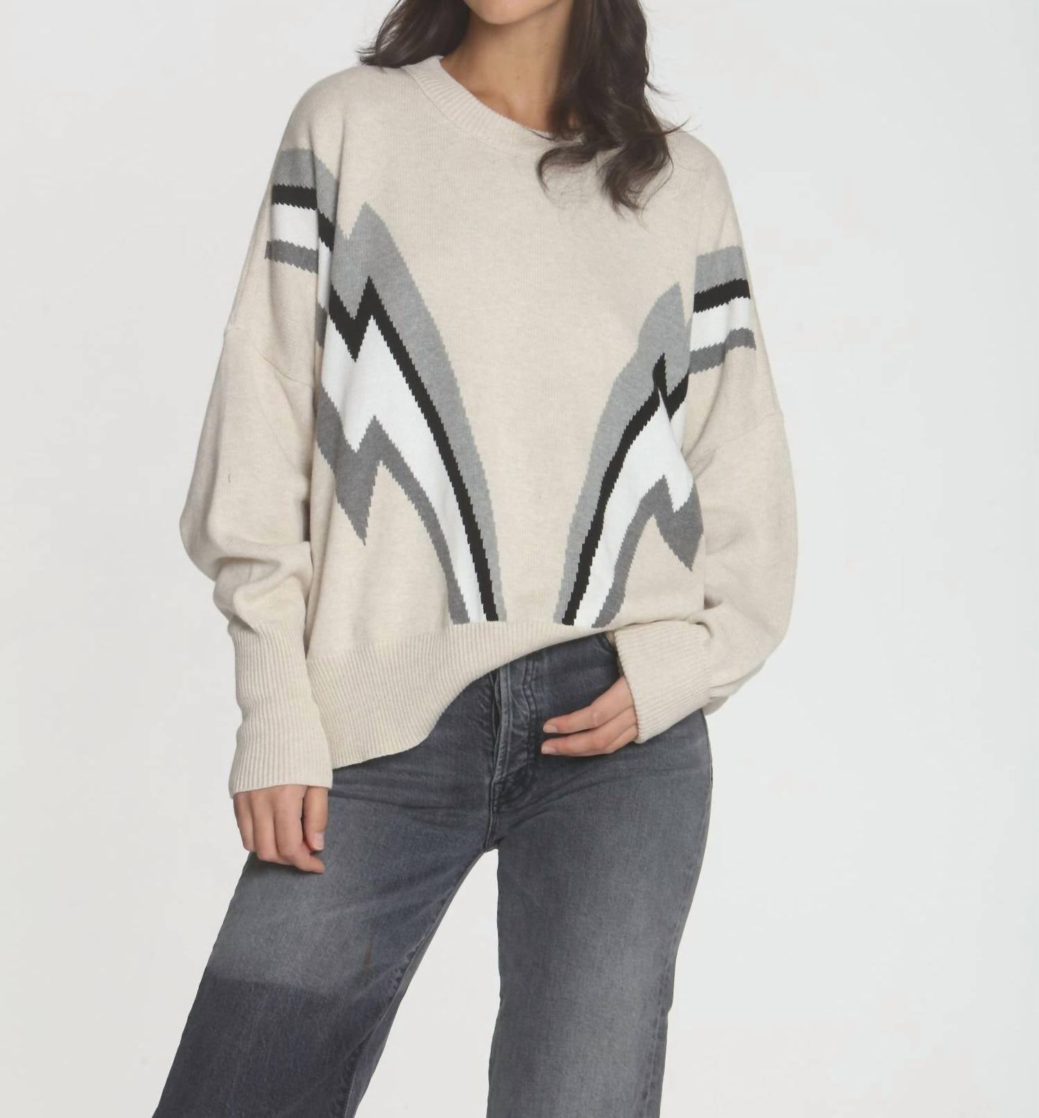 

Толстовка в стиле ретро в цвете Dune Bolt Multi LABEL+thread