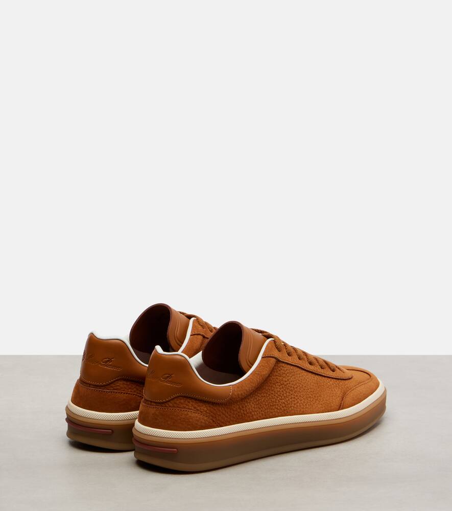 Теннисные кеды walk из кожи Loro Piana, Bon Ton Brown — фото 2
