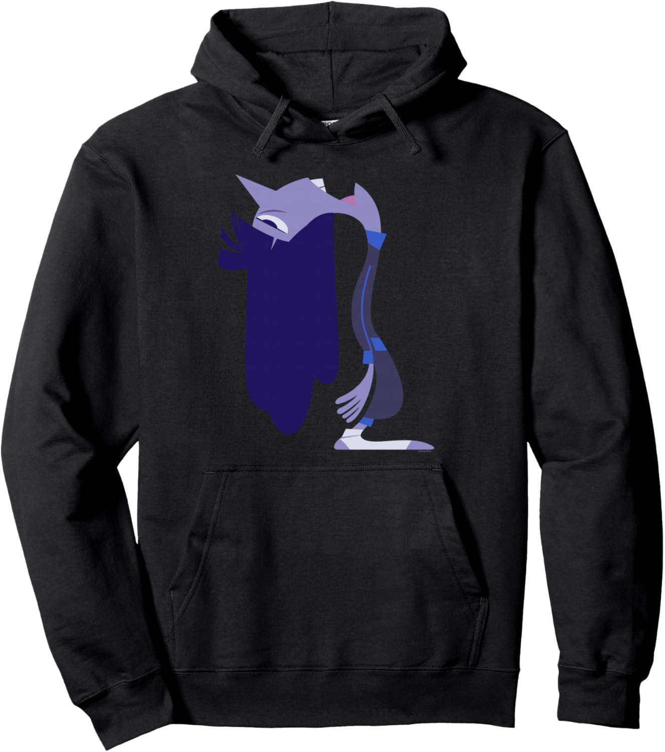 

Толстовка с капюшоном Disney & Pixar Inside Head 2 Ennui Big Profile Costume Hoodie, черная Disney Pixar
