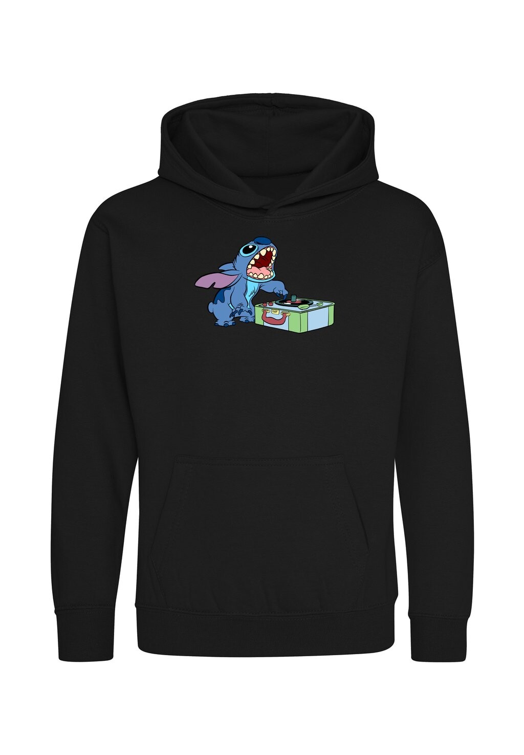 

Толстовка с капюшоном LILO STITCH DJ STITCH Disney, черный