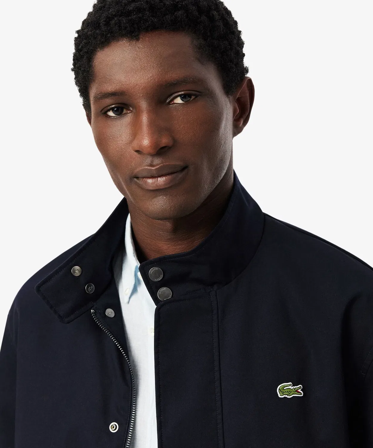 Куртка Lacoste Harrington бежевая ветро- и водоотталкивающая — фото 2