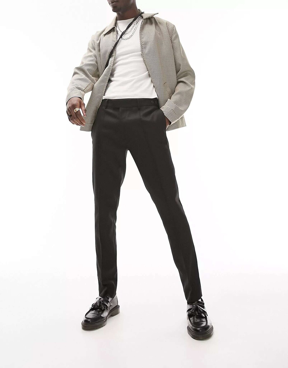 

Черные элегантные брюки скинни Topman, Черный, Черные элегантные брюки скинни Topman