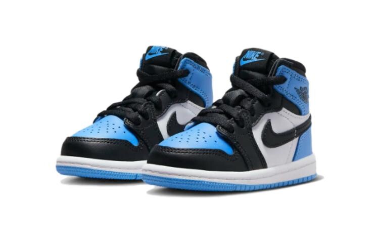 Jordan Air Jordan 1 Обувь для малышей TD, University Blue/Black/White — фото 3