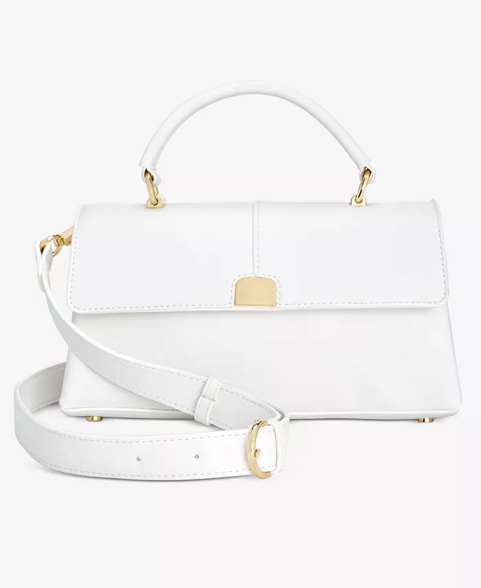 

Kristt Small Solid Top Handle Crossbody On 34th, белый