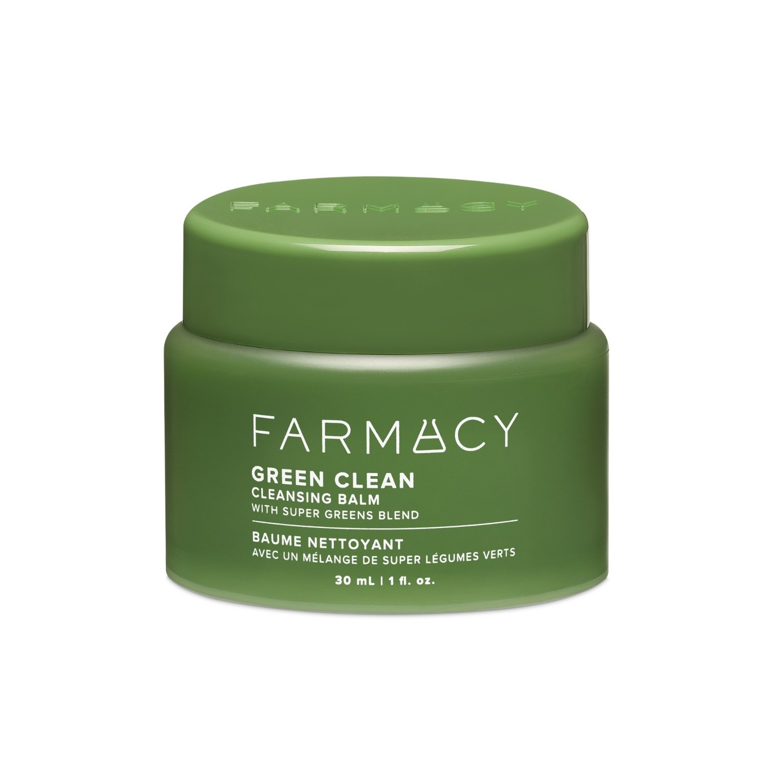 Очищающий крем для лица green clean cleansing balm Farmacy, объем 30 мл
