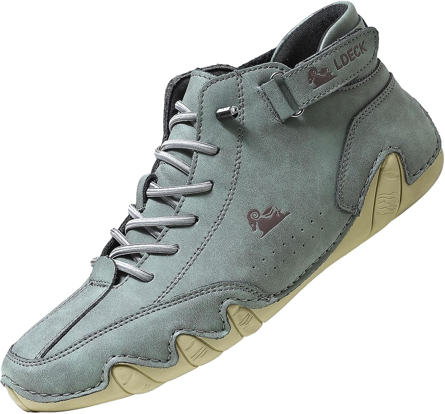 

Мужские и женские обувь для вождения Nevova, босоножки, ботинки из замши, кожаные короткие ботинки-чукка Generic, зеленый