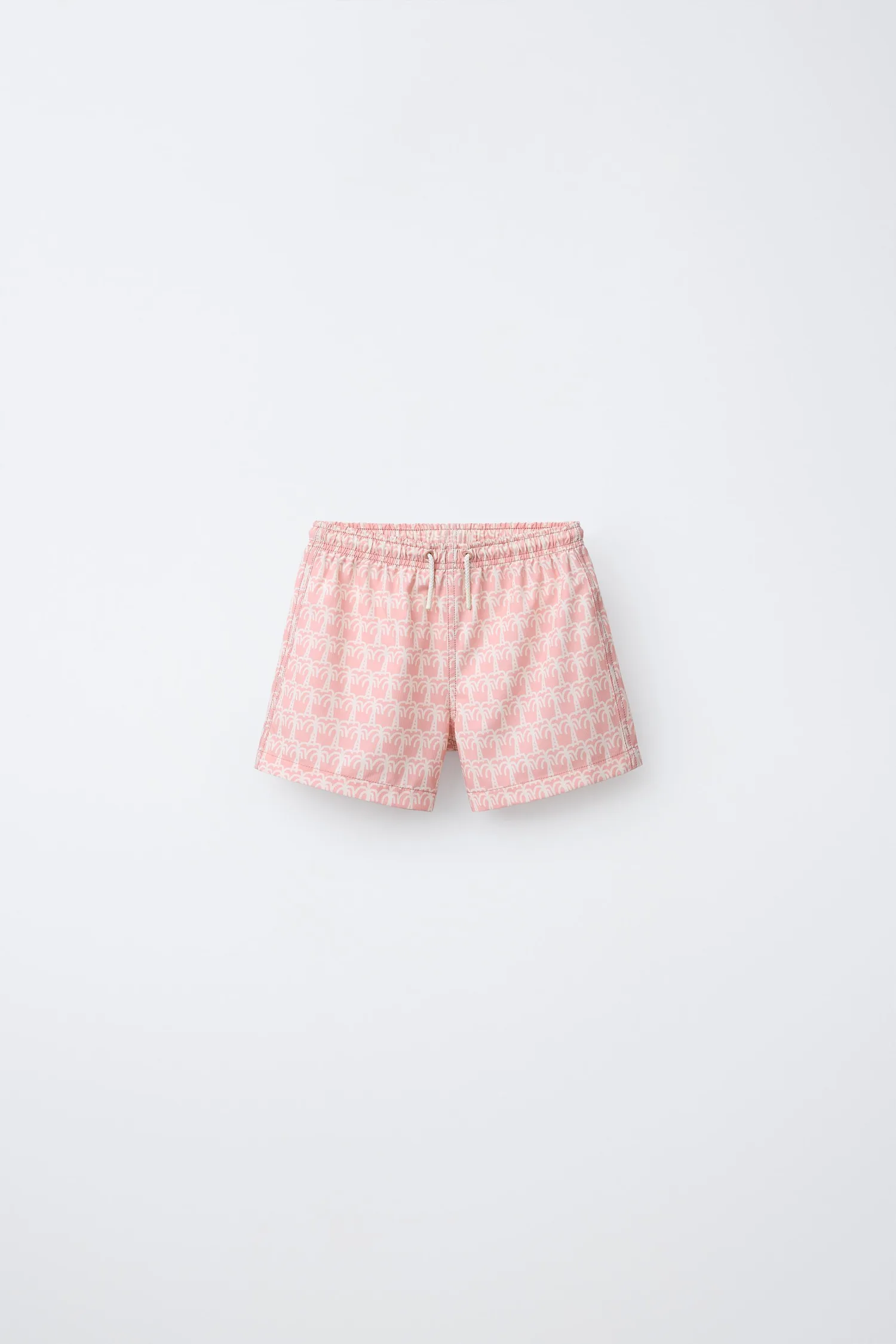 2-6 лет / плавки с принтом пальм Zara, бежево-розовый