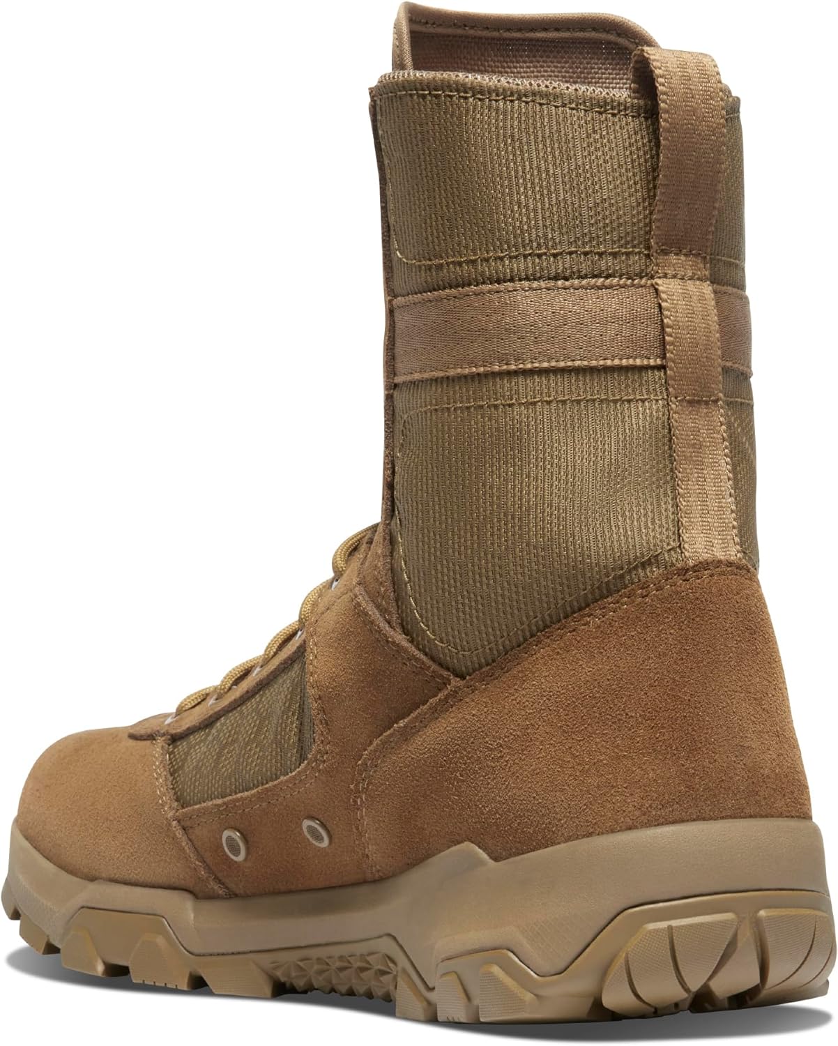 Мужские военные и тактические ботинки Danner Sonic 8 - водонепроницаемые, легкие, прочная кожа с боковой молнией для походов, Coyote — фото 2