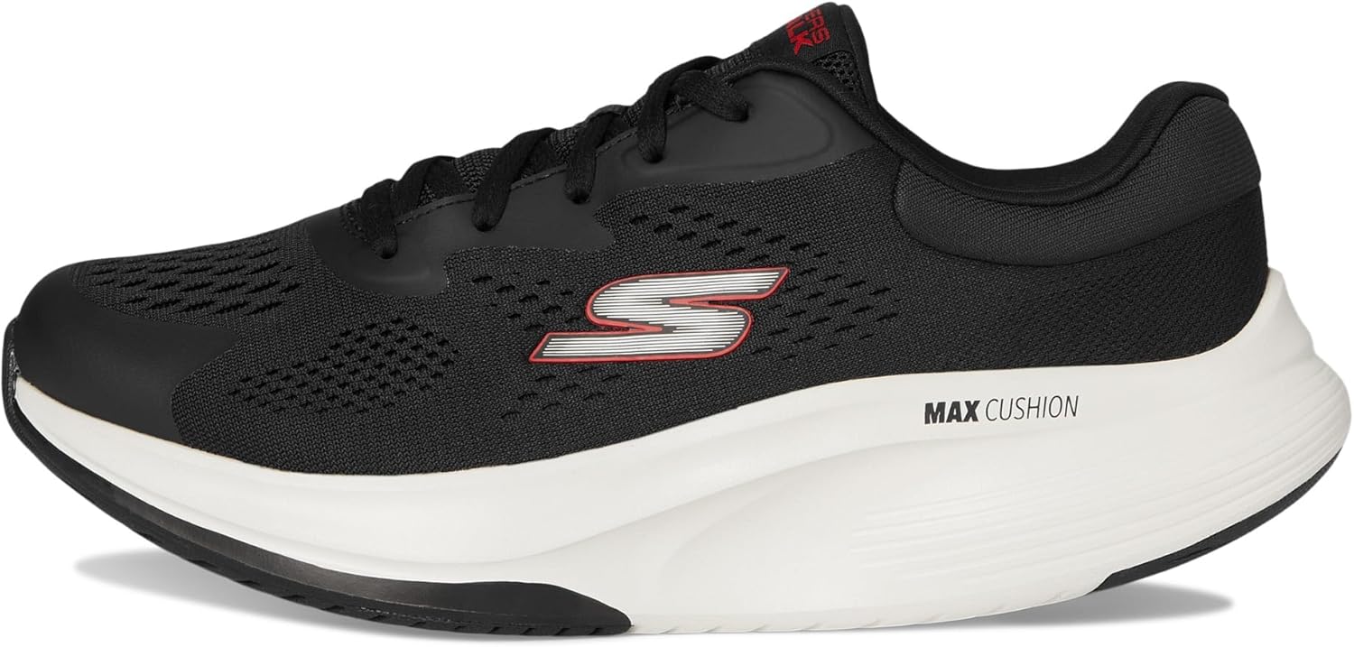 Мужские кроссовки Skechers Go Walk Max Walker - Август, черный/красный — фото 4