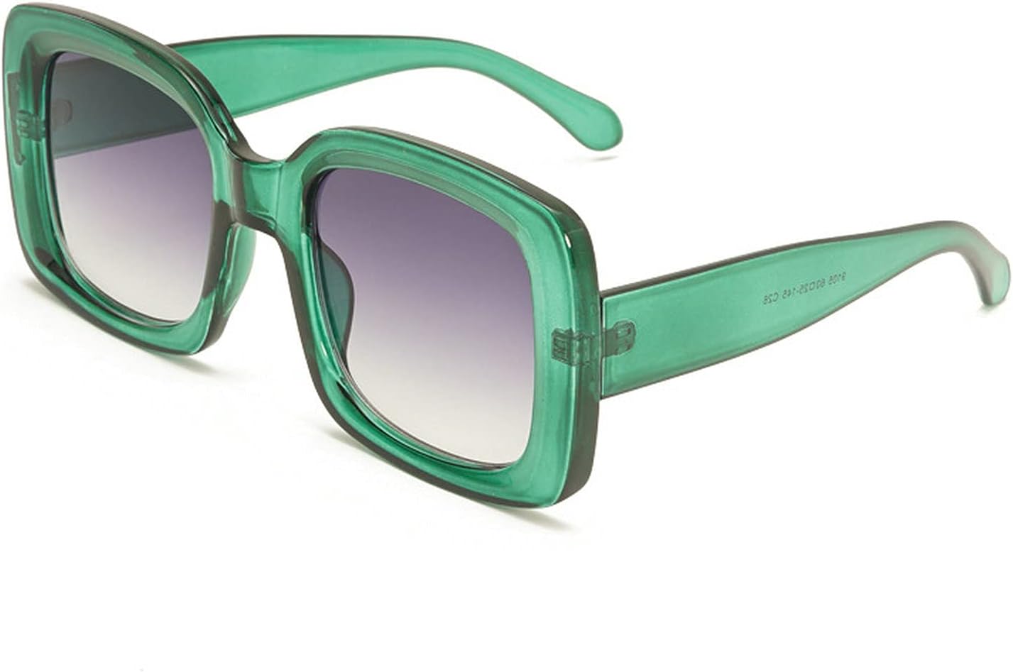 

COTIA Модные квадратные солнцезащитные очки с градиентным переходом для женщин, винтажные, в крупной оправе, мужские солнцезащитные очки с защитой от УФ-излучения UV400, Green