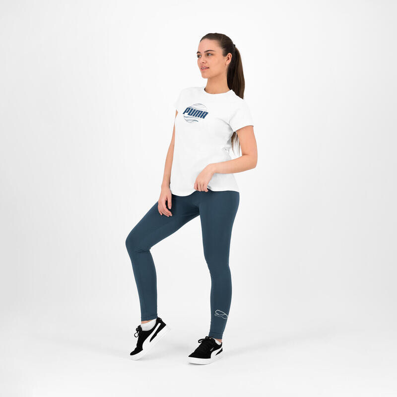 

Спортивные леггинсы Puma, сине-серый