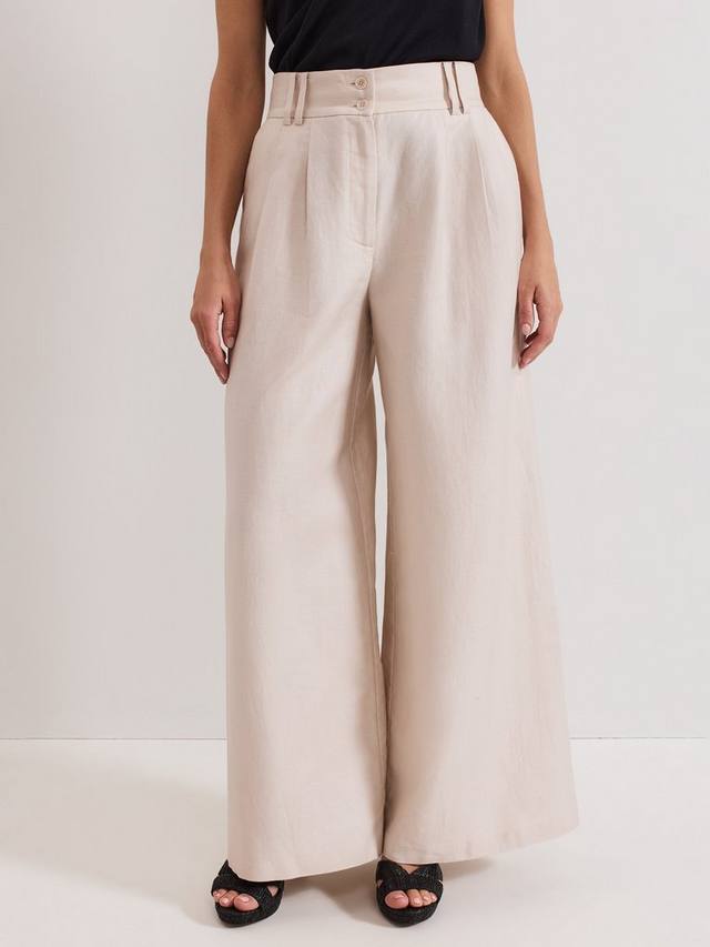 

Брюки Amble с широкими штанинами Phase Eight, Stone