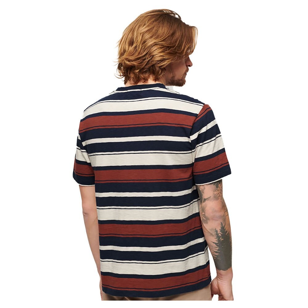Футболка Superdry Relaxed Fit Stripe, разноцветный — фото 2