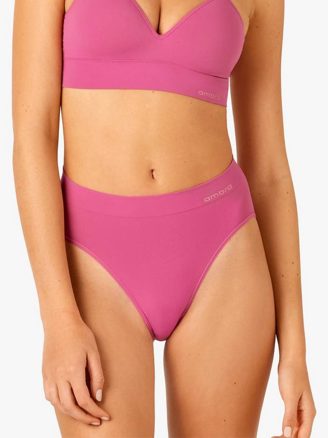 

Бонди Бэйр трусы слипы с высокой посадкой Ambra, Raspberry