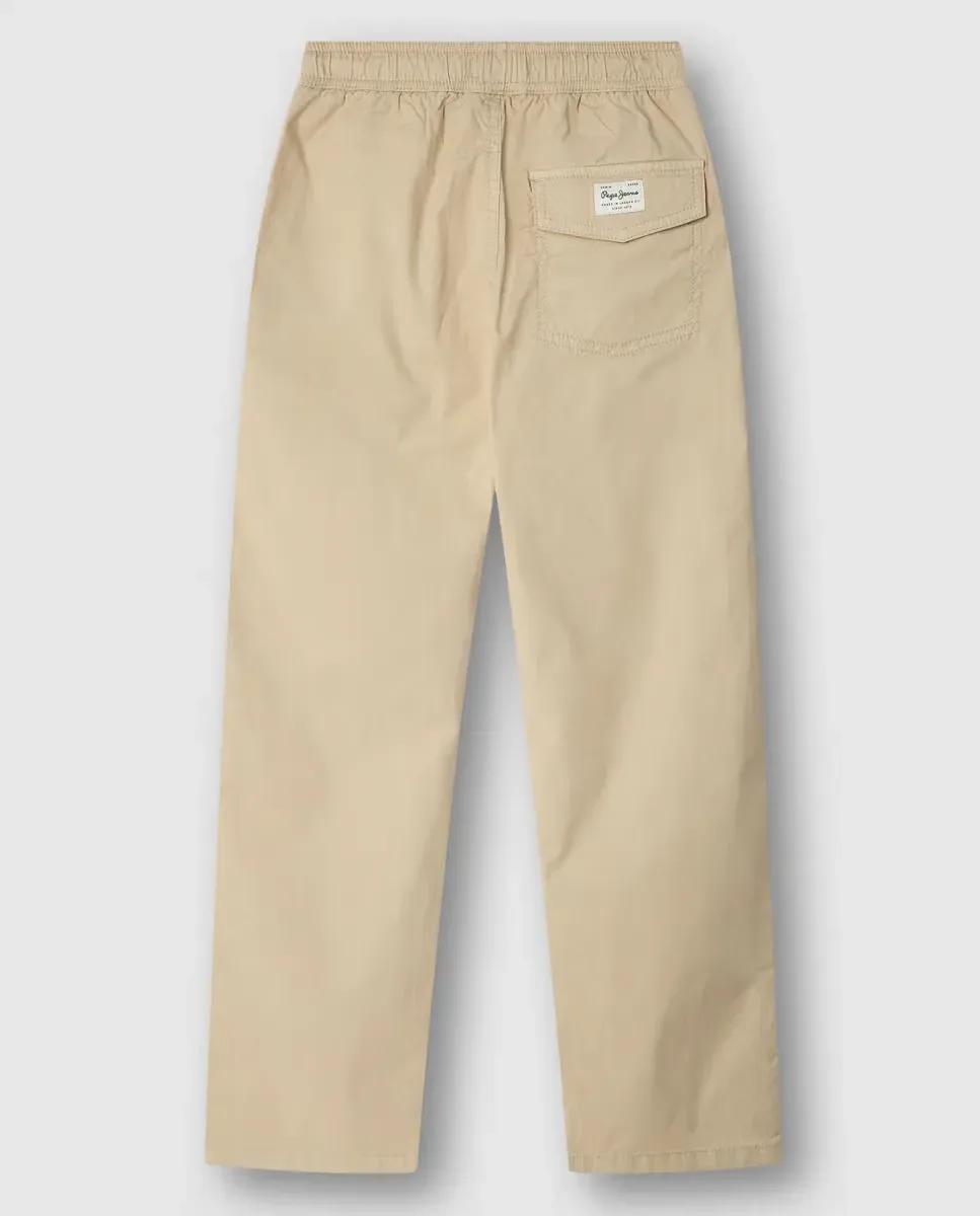 Детские чиносы Stephen с регулируемым шнурком Pepe Jeans, Camel — фото 2