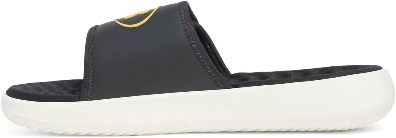 Мужские сандалии Under Armour Ignite Pro 8 Slide, черный/белый/оранжевый — фото 3