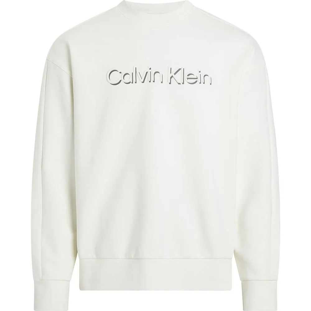 

Толстовка Calvin Klein Shadow Embossed Logo, белый