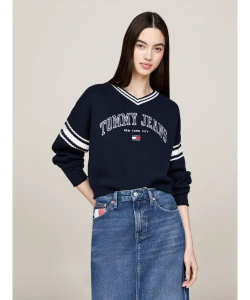 

Университетский свитер Regular fit Tommy Jeans, синий