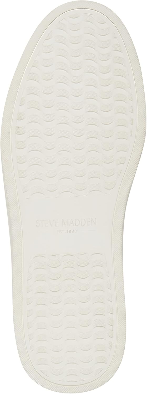 Кроссовки Steve Madden Mens Mecos, Taupe Leather — фото 4