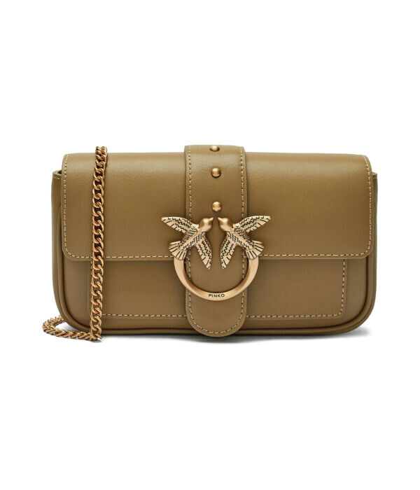 

Сумка кожаная Pinko Love One Pocket C, зеленый