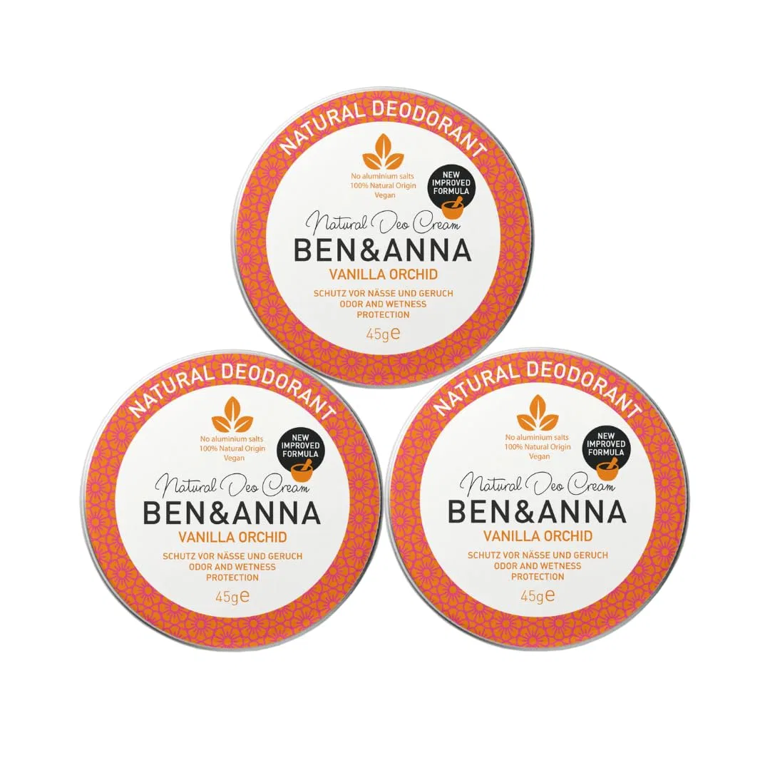 Крем-дезодорант BEN & ANNA Vanilla Orchid без алюминия, 3 шт. Ben & Anna — фото 3