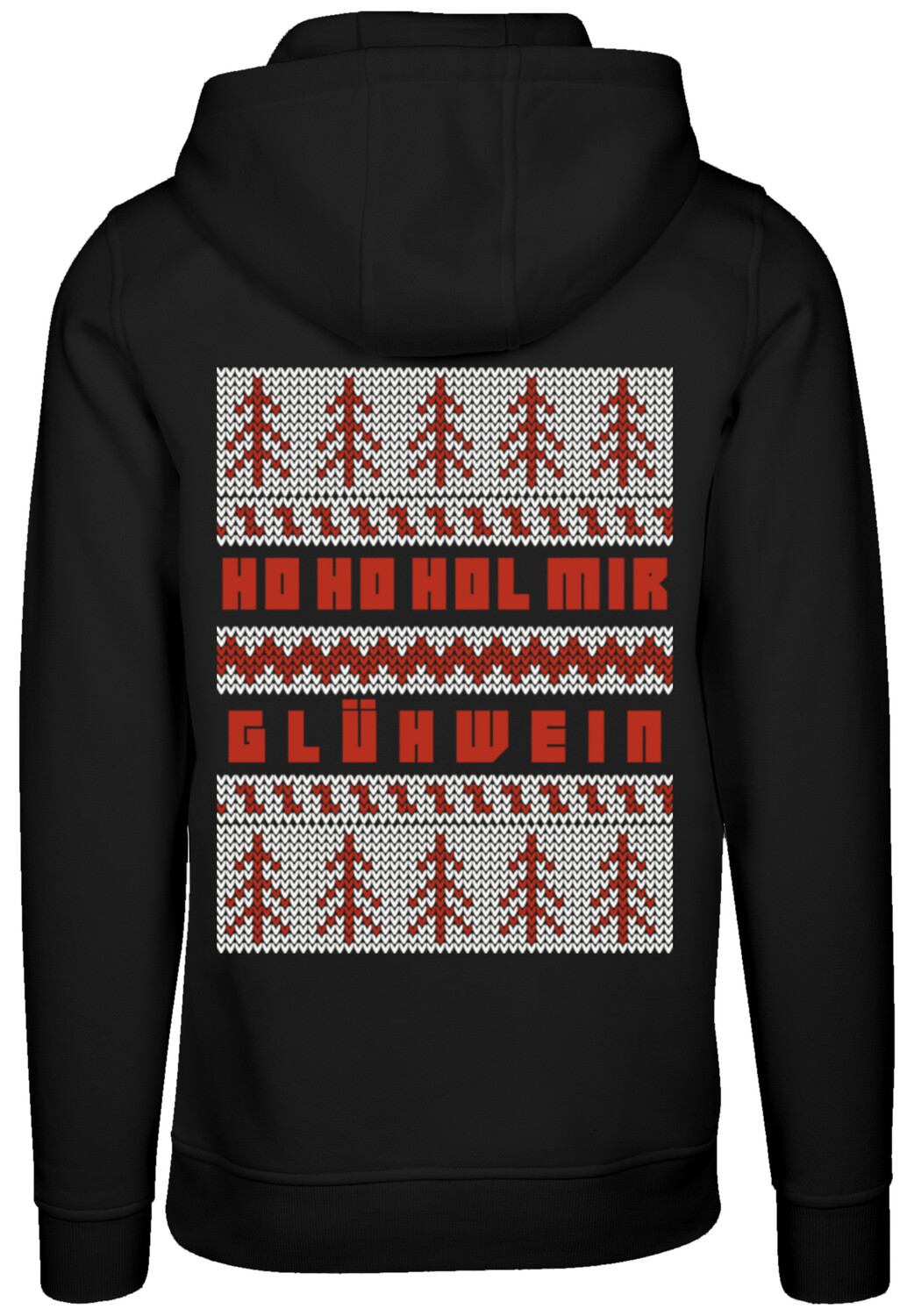 

Свитер F4NT4STIC Hoodie Weihnachten Ho Ho Hol mir Glühwein, черный